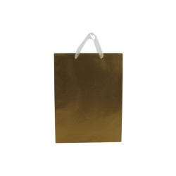 BOLSA PARA REGALO 26X35CM ORO