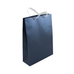 BOLSA PARA REGALO 26X35CM AZUL MARINO