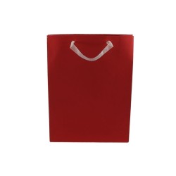 BOLSA PARA REGALO 26X35CM ROJO