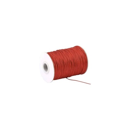 CORDÓN ENCERADO 2.5 MM ROJO