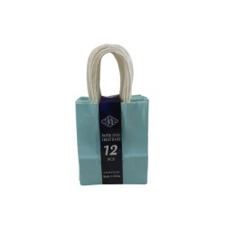BOLSA DE PAPEL CON ASA 4.5X5.5 AZUL