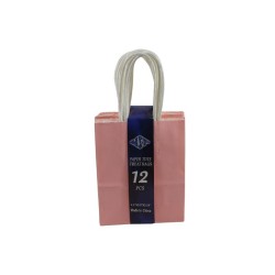 BOLSA DE PAPEL CON ASA 4.5X5.5 ROSA