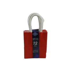 BOLSA DE PAPEL CON ASA 4.5X5.5 ROJO