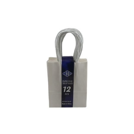 BOLSA DE PAPEL CON ASA 4.5X5.5 BLANCA