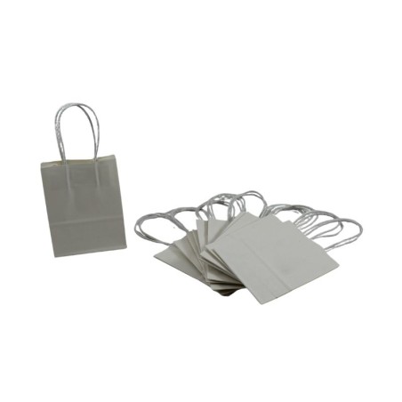 BOLSA DE PAPEL CON ASA 4.5X5.5 BLANCA