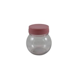 BOTE REDONDO TAPA ROSA