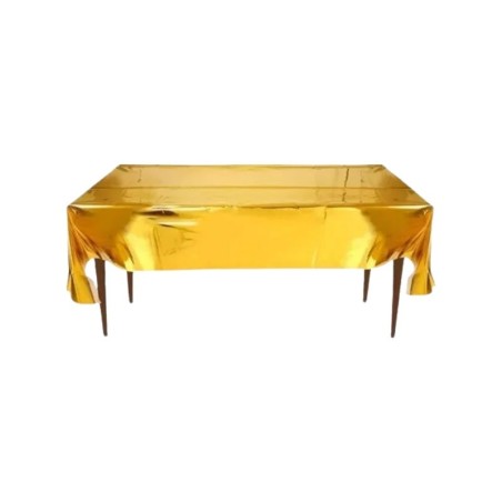 MANTEL METÁLICO DORADO