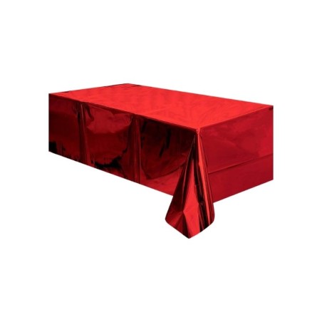 MANTEL METÁLICO ROJO