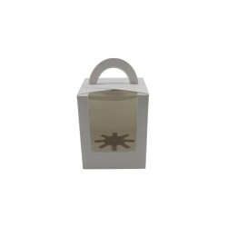 CAJA PARA CUPCAKE BLANCA