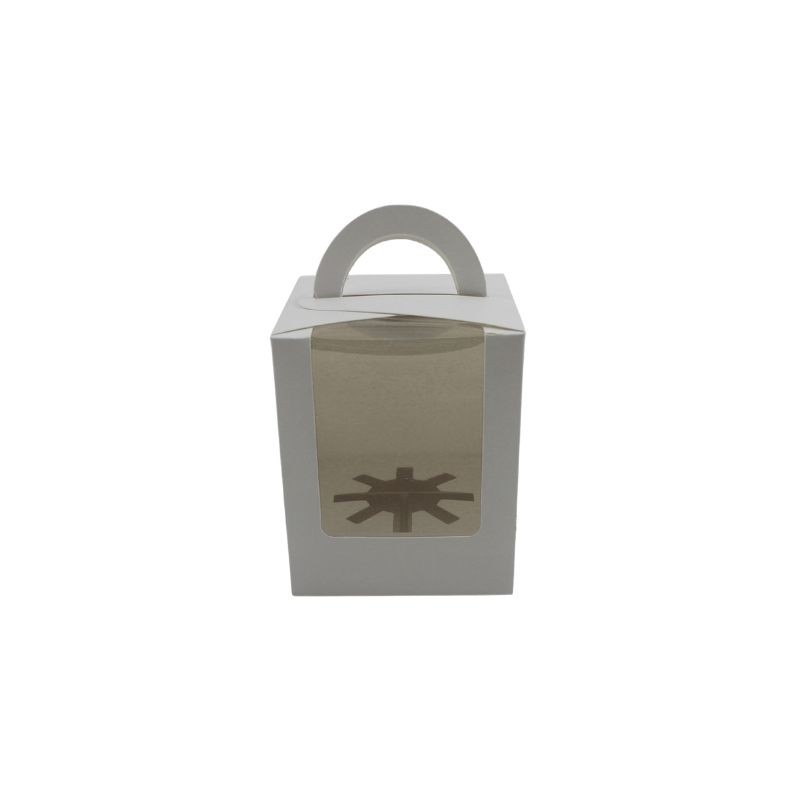 CAJA PARA CUPCAKE BLANCA