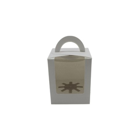 CAJA PARA CUPCAKE BLANCA