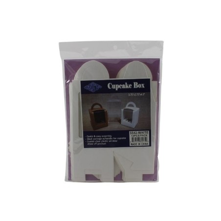 CAJA PARA CUPCAKE BLANCA