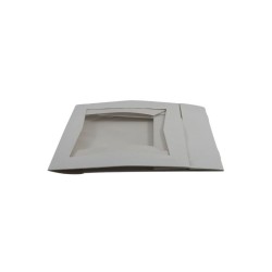 CAJA BLANCA CON VENTANA 10X10X2.5