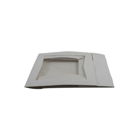 CAJA BLANCA CON VENTANA 10X10X2.5