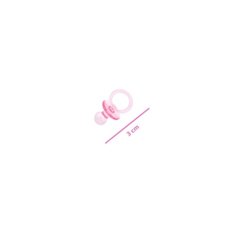 CHUPÓN DE 3CM ROSA