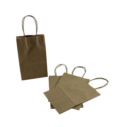 BOLSA DE PAPEL 13X8X21CM NATURAL