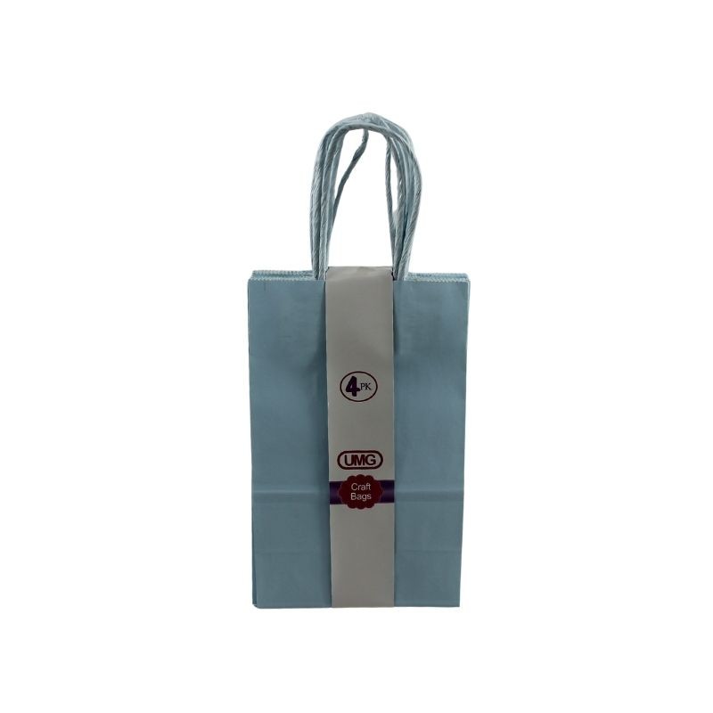 BOLSA DE PAPEL 13X8X21CM AZUL CIELO
