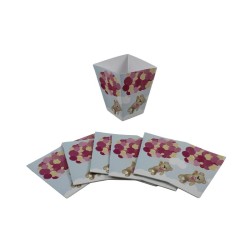 CAJA PALOMERA OSITA CON GLOBOS