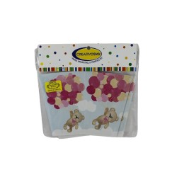 CAJA PALOMERA OSITA CON GLOBOS