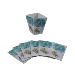 CAJA PALOMERA OSITO CON GLOBOS
