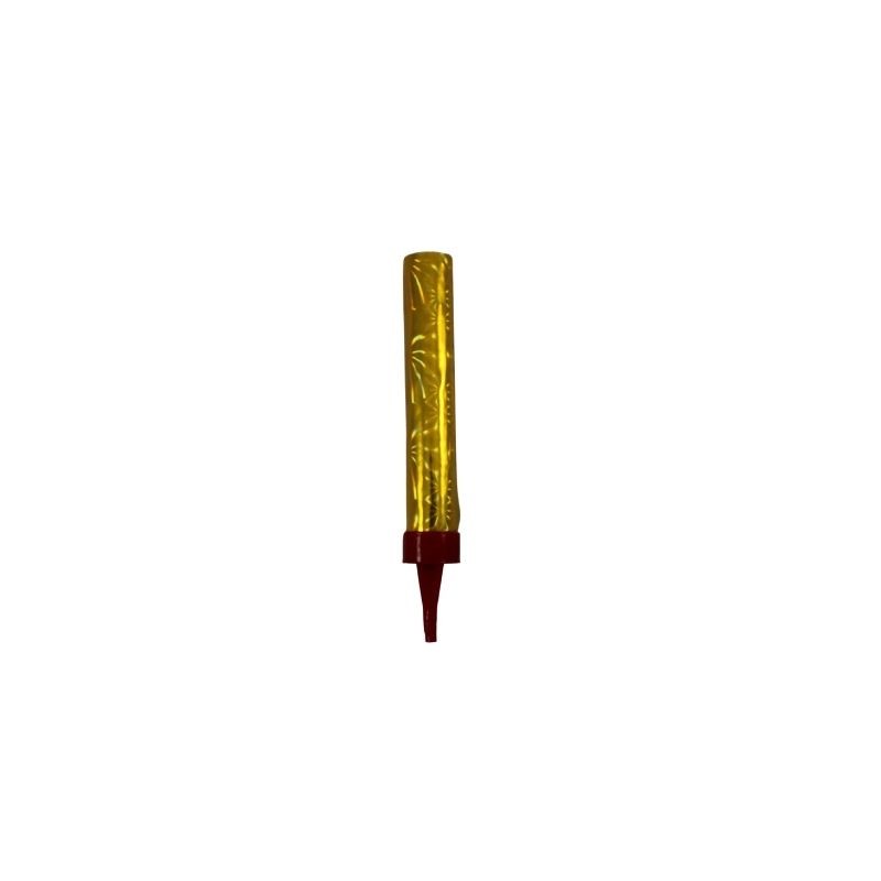 VELA CHISPERO 10CM DORADA