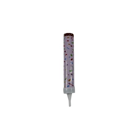 VELA CHISPERO 10CM ROSA