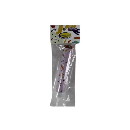 VELA CHISPERO 10CM ROSA
