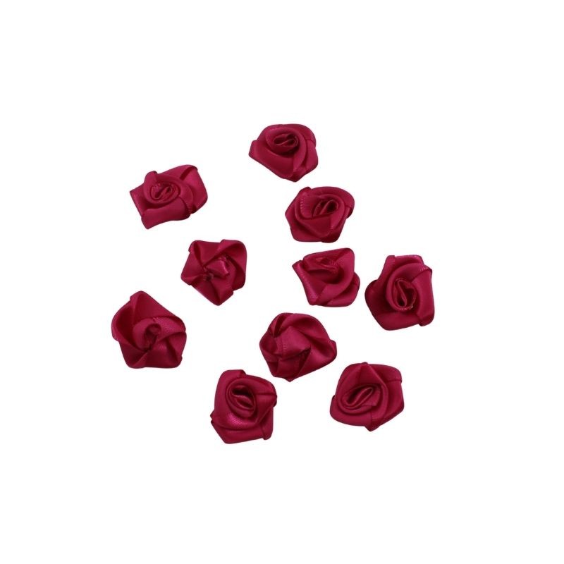 ROSA DE LISTÓN SATÍN FUCSIA 3CM