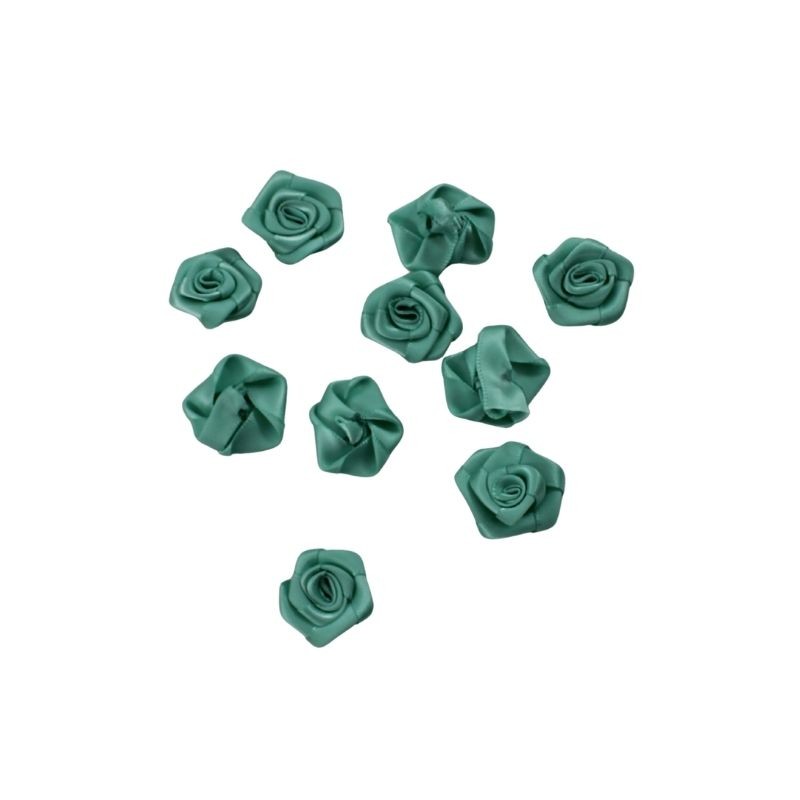 ROSA DE LISTÓN SATÍN MENTA 3CM