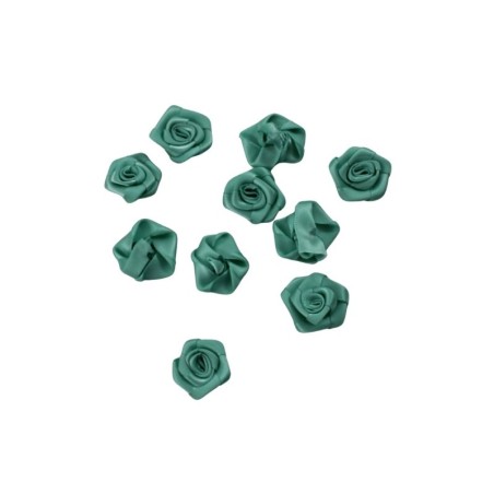 ROSA DE LISTÓN SATÍN MENTA 3CM