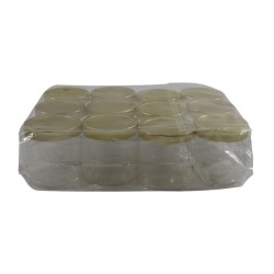 CILINDRO DE ACETATO 2X2 CON TAPA DORADA