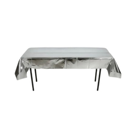 MANTEL METÁLICO PLATA