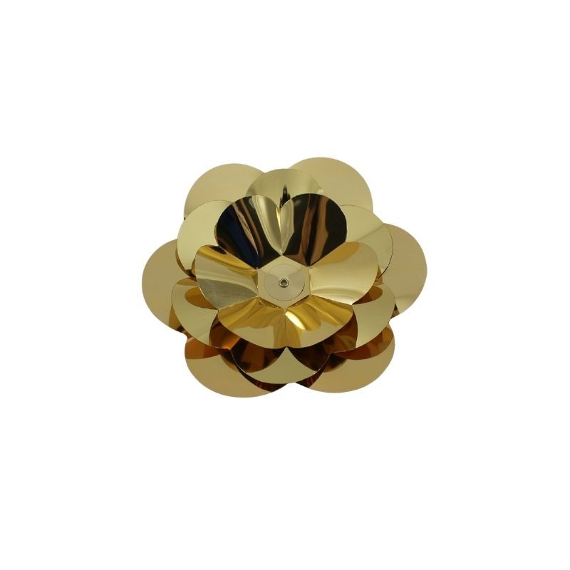 FLOR ACETATO DORADA 20CM