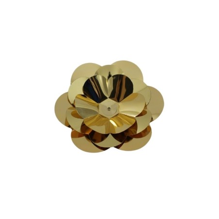 FLOR ACETATO DORADA 20CM