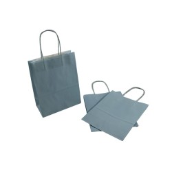 BOLSA DE PAPEL 19X20X25CM AZUL CIELO