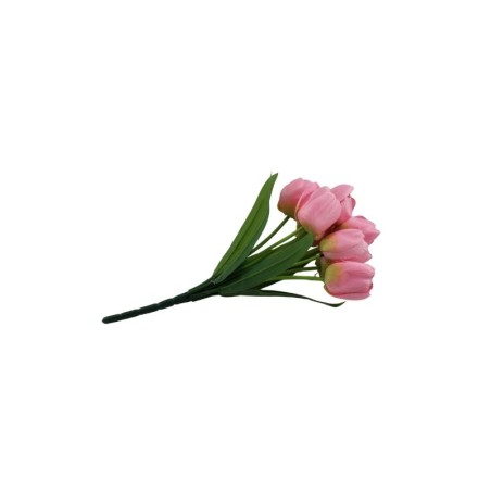 TULIPANES ROSA X9