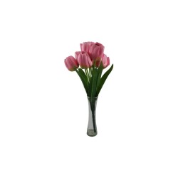 TULIPANES ROSA X9