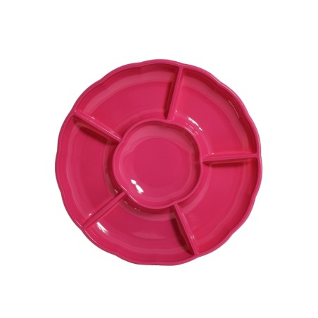 CHAROLA REDONDA SECCIONAL FUCSIA
