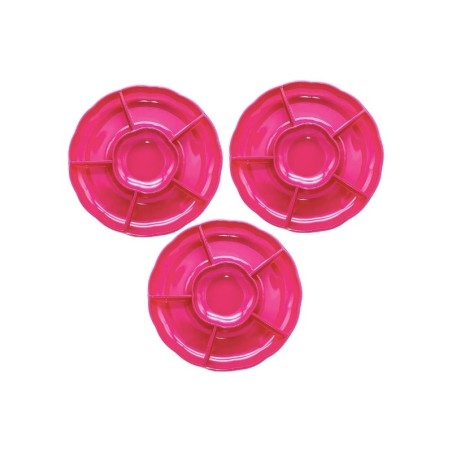 CHAROLA REDONDA SECCIONAL FUCSIA