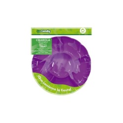 CHAROLA REDONDA SECCIONAL MORADO
