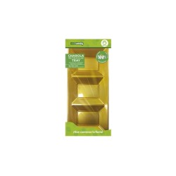 CHAROLA SECCIONAL RECTANGULAR  DORADO