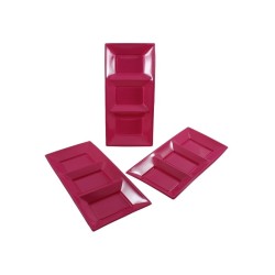 CHAROLA SECCIONAL RECTANGULAR FUCSIA