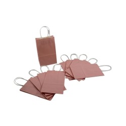 BOLSA DE PAPEL CON ASA 8X5 ROSA