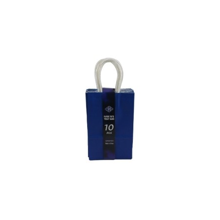 BOLSA DE PAPEL CON ASA 8X5 AZUL REY