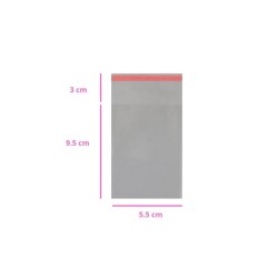 SOBRE TRANSPARENTE 9.5X5.5+3CM