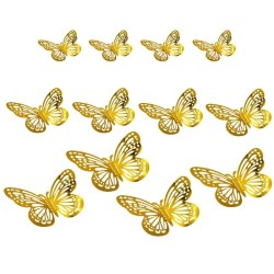 MARIPOSA DE ACETATO DORADA