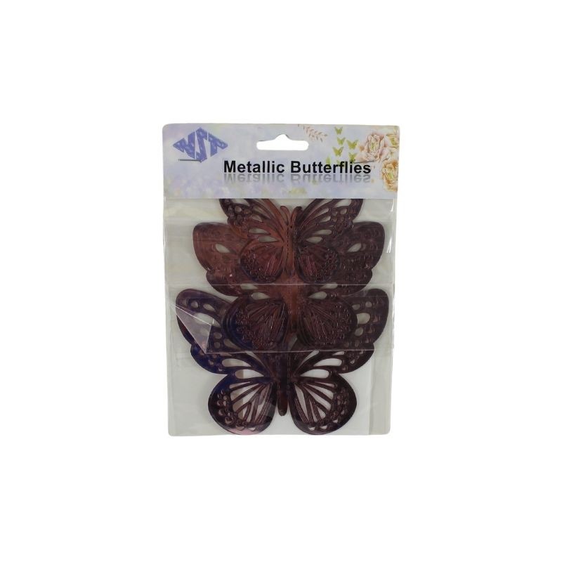 MARIPOSA DE ACETATO ROSA