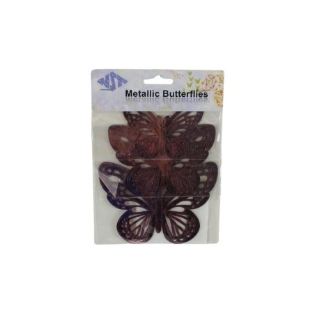 MARIPOSA DE ACETATO ROSA