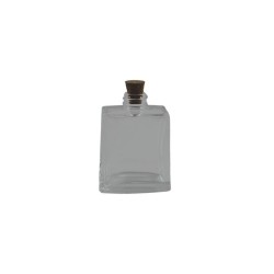 FRASCO DE VIDRIO DE 2.75 CON CORCHO