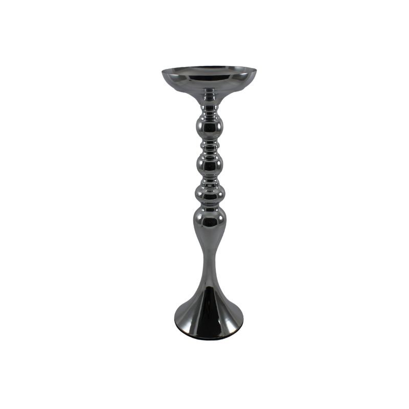 CANDELABRO DECORATIVO PLATA 18X6